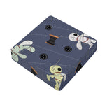 Cartoon Voodoo Doll Print Outdoor Seat Cushion Cover