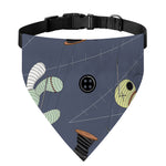 Cartoon Voodoo Doll Print Over The Collar Dog Bandana