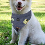 Cartoon Voodoo Doll Print Over The Collar Dog Bandana