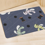 Cartoon Voodoo Doll Print Polyester Doormat