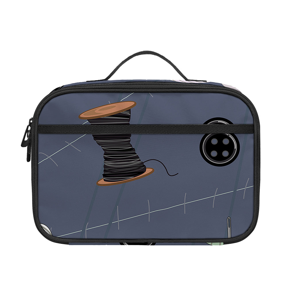 Cartoon Voodoo Doll Print Portable Lunch Bag