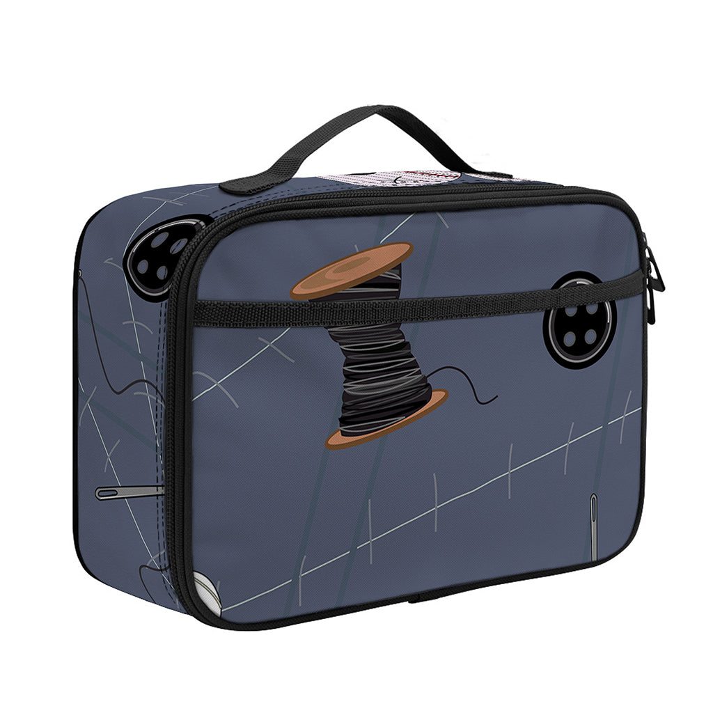 Cartoon Voodoo Doll Print Portable Lunch Bag