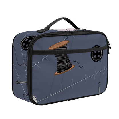 Cartoon Voodoo Doll Print Portable Lunch Bag