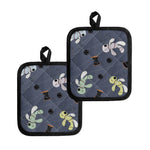 Cartoon Voodoo Doll Print Pot Holders