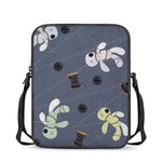 Cartoon Voodoo Doll Print Rectangular Crossbody Bag
