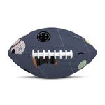Cartoon Voodoo Doll Print Rugby Ball
