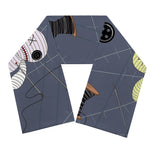 Cartoon Voodoo Doll Print Scarf