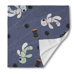 Cartoon Voodoo Doll Print Silk Bandana
