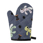Cartoon Voodoo Doll Print Single Oven Mitt