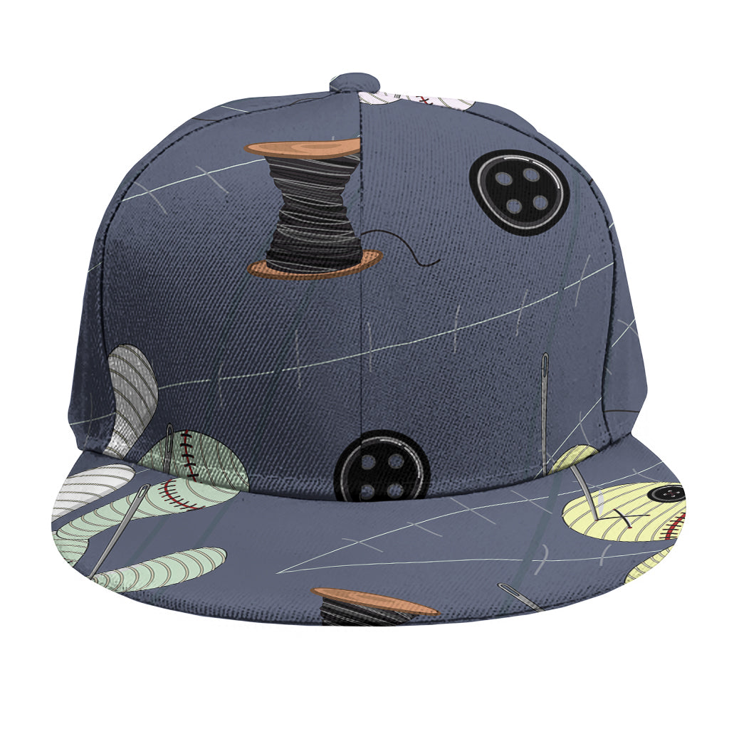 Cartoon Voodoo Doll Print Snapback Cap