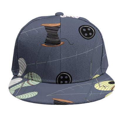 Cartoon Voodoo Doll Print Snapback Cap