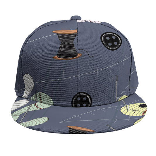 Cartoon Voodoo Doll Print Snapback Cap