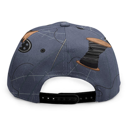 Cartoon Voodoo Doll Print Snapback Cap