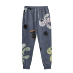 Cartoon Voodoo Doll Print Sweatpants