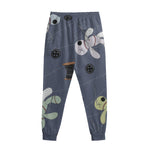 Cartoon Voodoo Doll Print Sweatpants