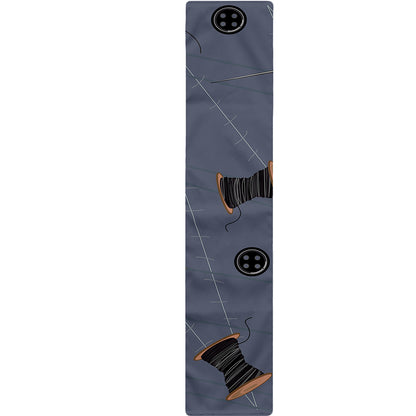 Cartoon Voodoo Doll Print Table Runner