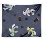 Cartoon Voodoo Doll Print Tapestry
