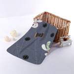 Cartoon Voodoo Doll Print Towel