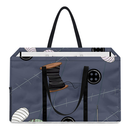 Cartoon Voodoo Doll Print Utility Tote Bag