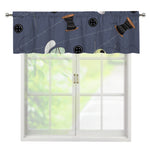 Cartoon Voodoo Doll Print Window Valance