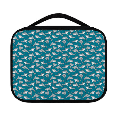 Cartoon White Shark Pattern Print Classic Bible Case