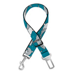 Cartoon White Shark Pattern Print Dog Seat Belt