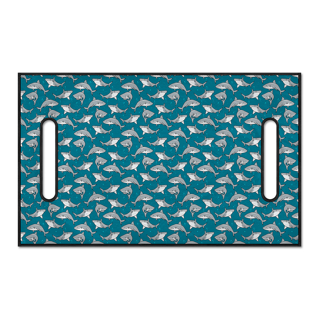 Cartoon White Shark Pattern Print Golf Cart Seat Cover