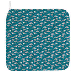 Cartoon White Shark Pattern Print Hand Towel