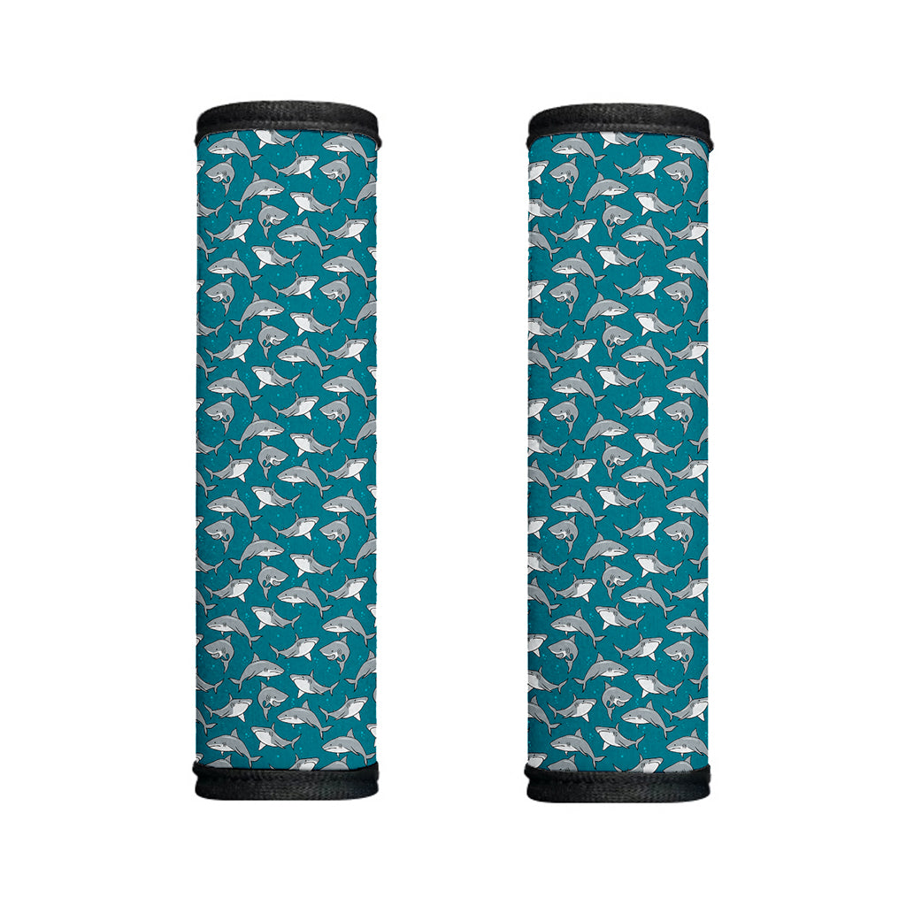 Cartoon White Shark Pattern Print Handle Covers