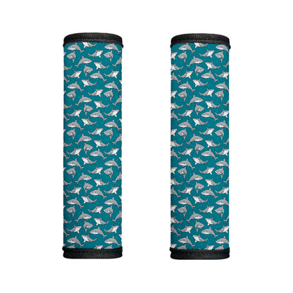 Cartoon White Shark Pattern Print Handle Covers