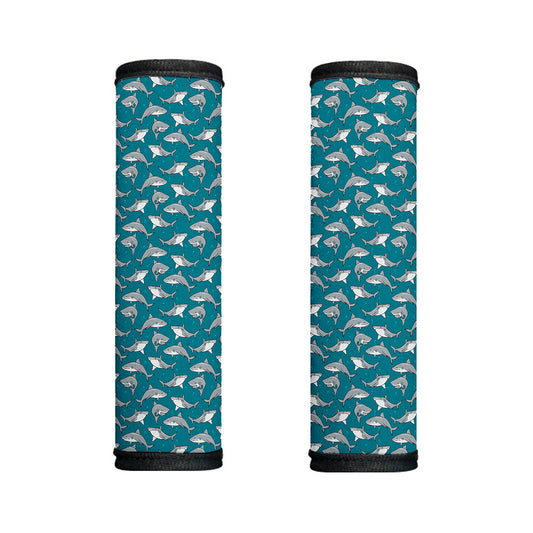 Cartoon White Shark Pattern Print Handle Covers