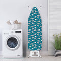 Cartoon White Shark Pattern Print Ironing Board Cover