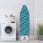Cartoon White Shark Pattern Print Ironing Board Cover