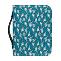 Cartoon White Shark Pattern Print Leather Bible Cover