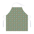Cartoon Zombie Pattern Print Adjustable Apron