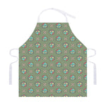 Cartoon Zombie Pattern Print Adjustable Apron