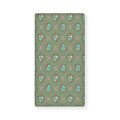 Cartoon Zombie Pattern Print Baby Crib Sheet