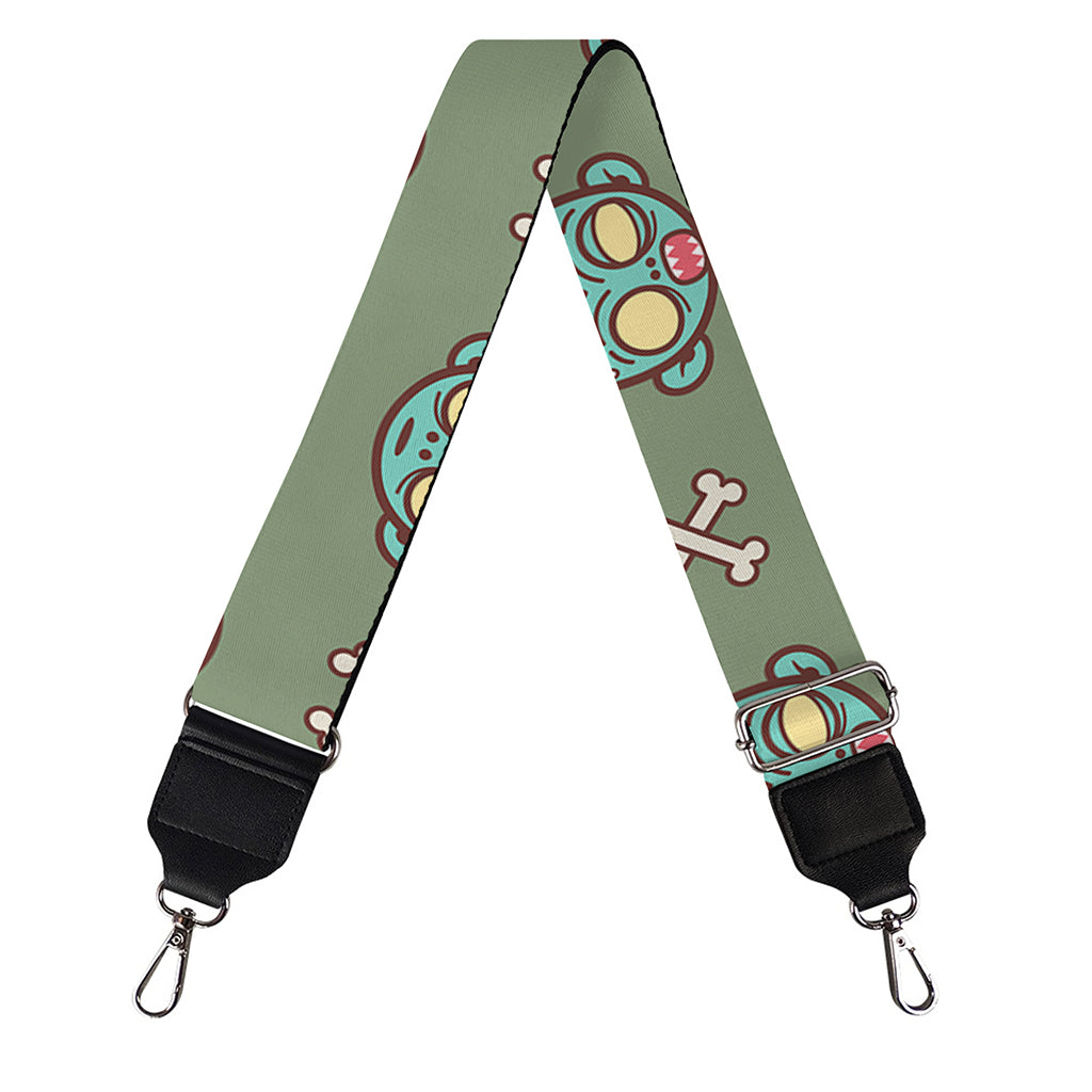 Cartoon Zombie Pattern Print Bag Strap