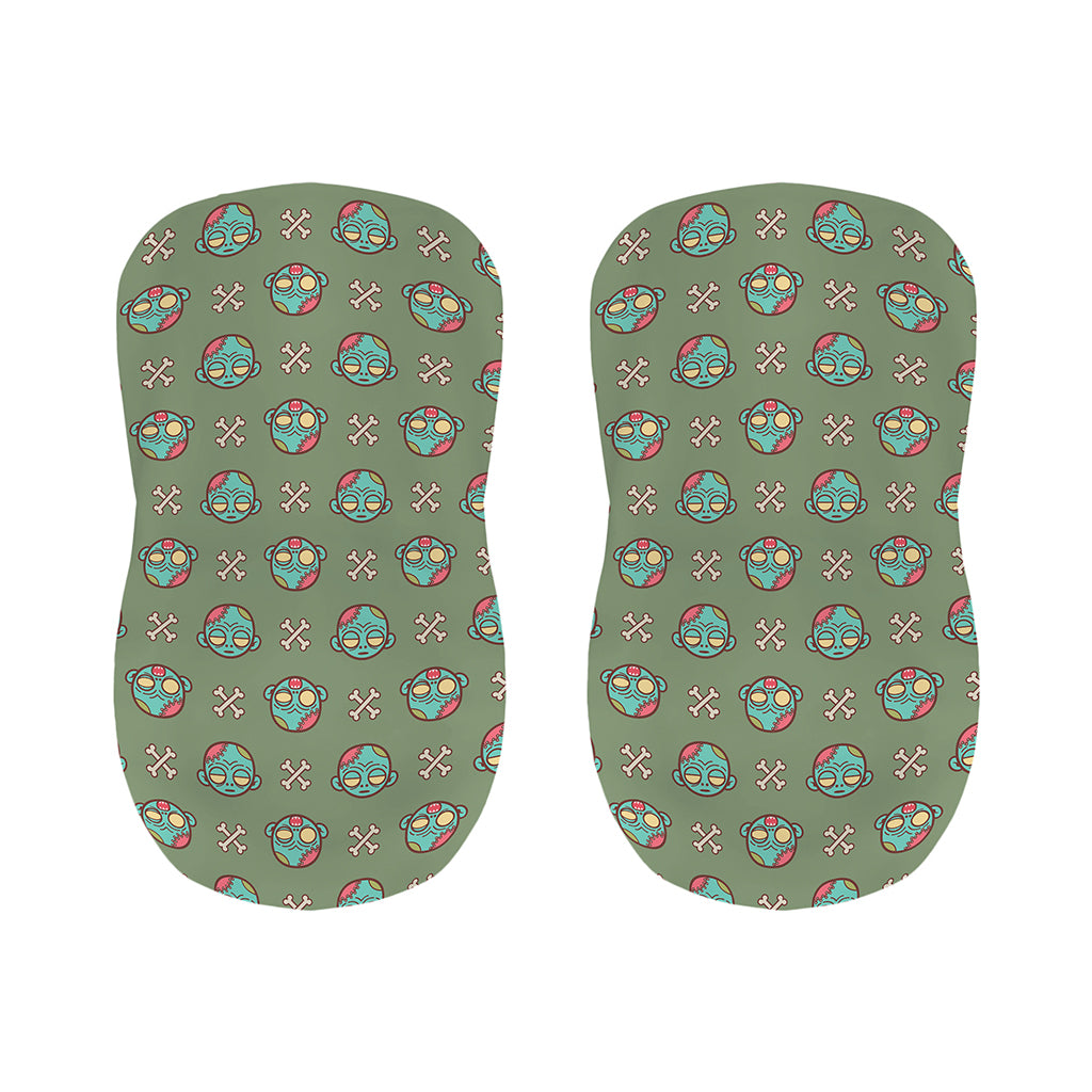 Cartoon Zombie Pattern Print Bar Stool Covers
