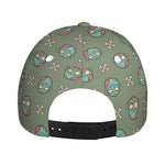 Cartoon Zombie Pattern Print Baseball Cap