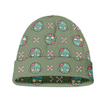 Cartoon Zombie Pattern Print Beanie