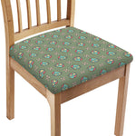 Cartoon Zombie Pattern Print Chair Cushion Cover