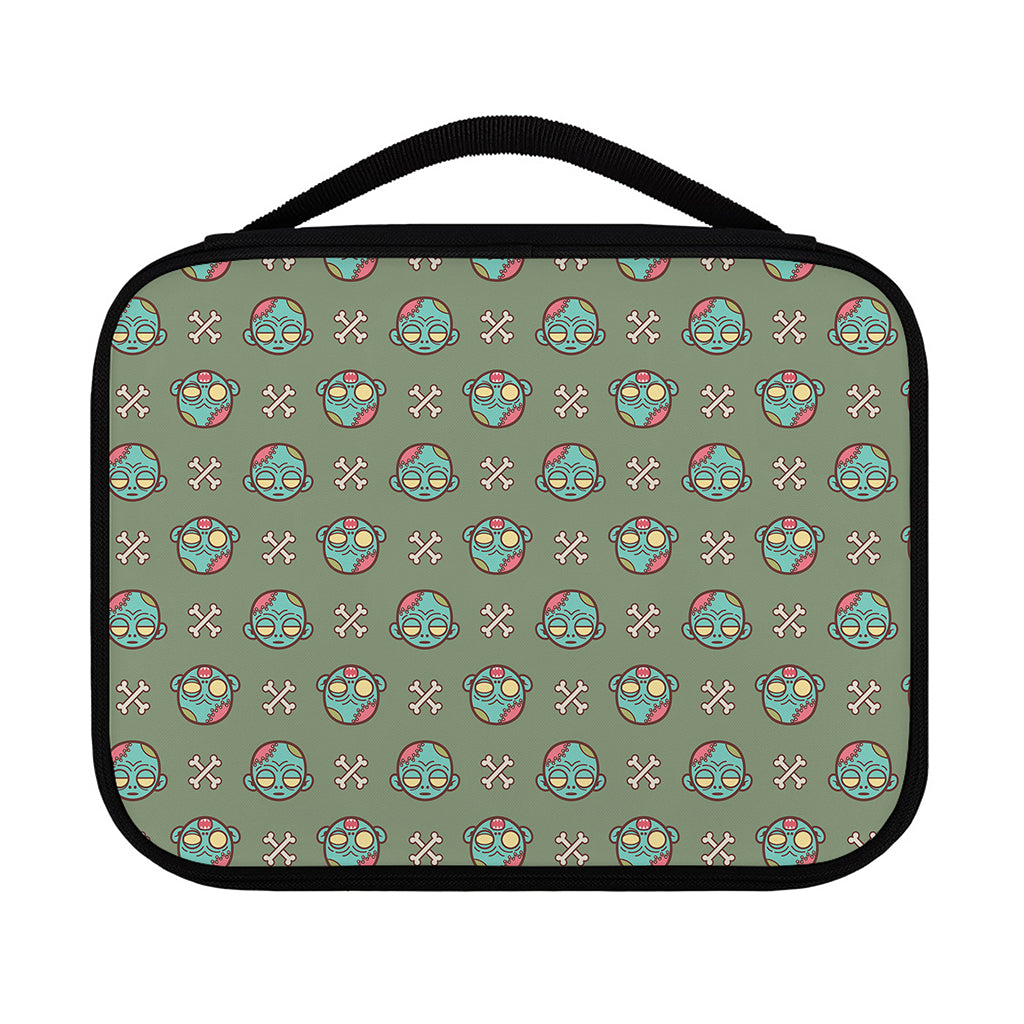 Cartoon Zombie Pattern Print Classic Bible Case