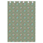 Cartoon Zombie Pattern Print Curtain