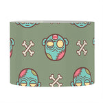 Cartoon Zombie Pattern Print Drum Lamp Shade