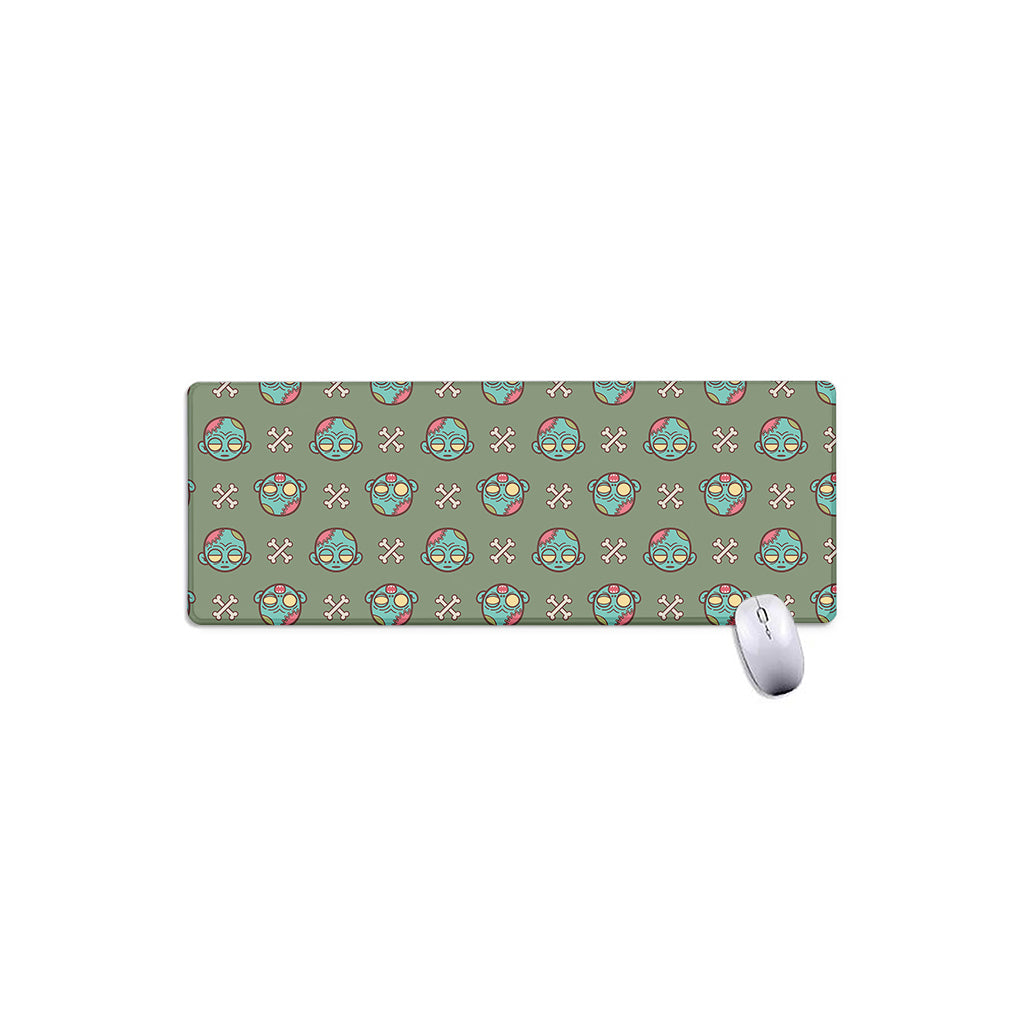 Cartoon Zombie Pattern Print Extended Mouse Pad