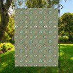 Cartoon Zombie Pattern Print Garden Flag