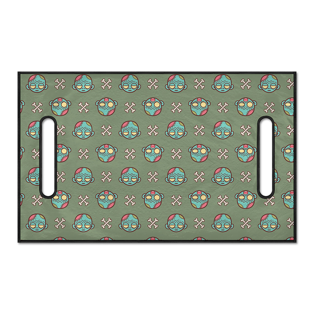 Cartoon Zombie Pattern Print Golf Cart Seat Cover