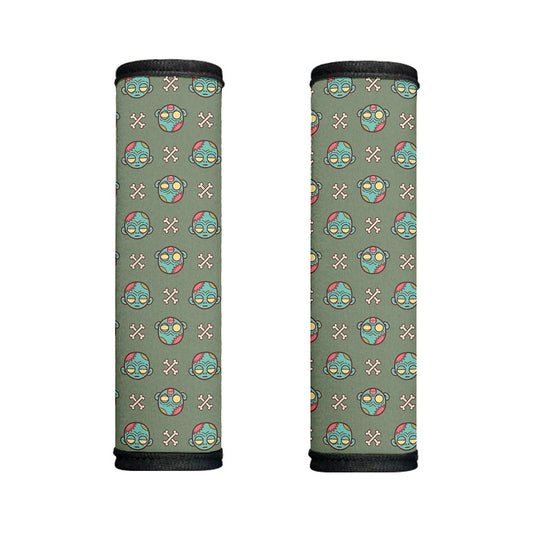 Cartoon Zombie Pattern Print Handle Covers