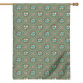 Cartoon Zombie Pattern Print House Flag